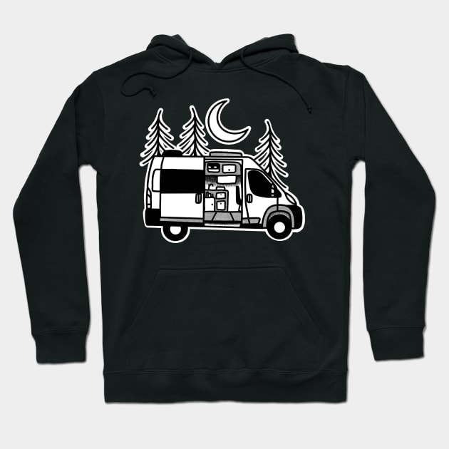 Promaster camper conversion Hoodie by Tofuvanman